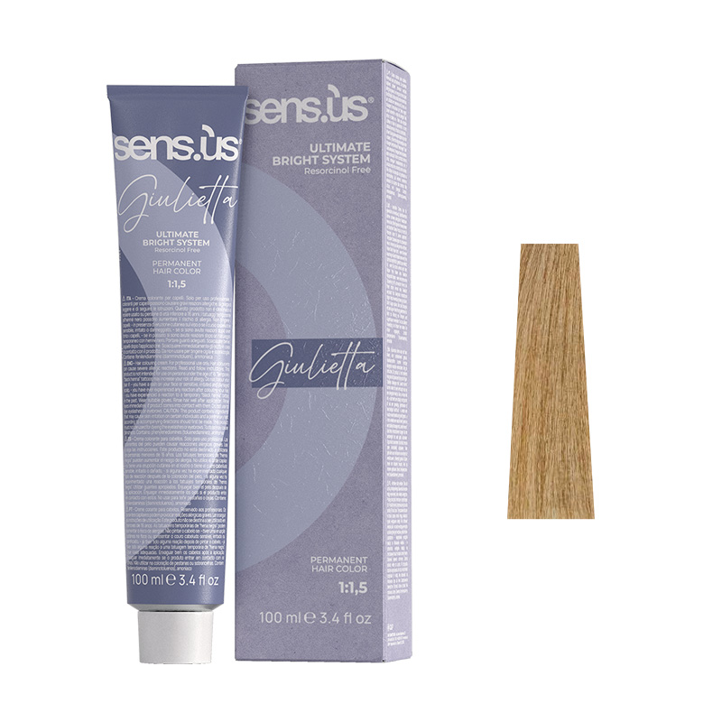 Крем-фарба для волосся Sens.ùs Giulietta 9.3 Very Light Golden Blonde, 100 ml - 1